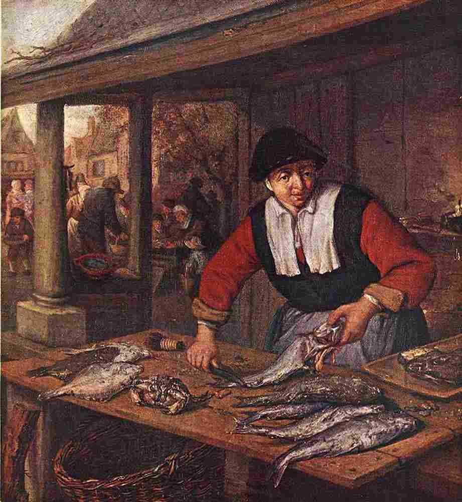 ost Fish Wife Art A4 Photo Print