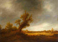 ost Landscape with an Old Oak Art A4 Photo Print