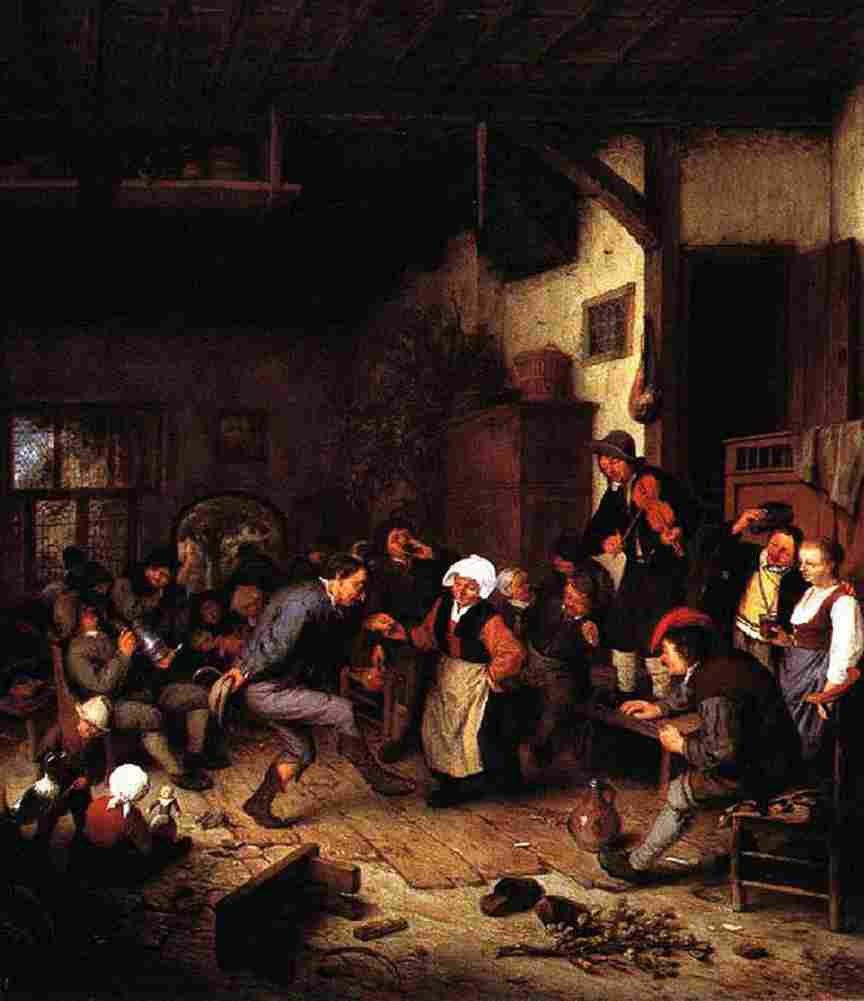 ost Merry Makers in an Inn Art A4 Photo Print