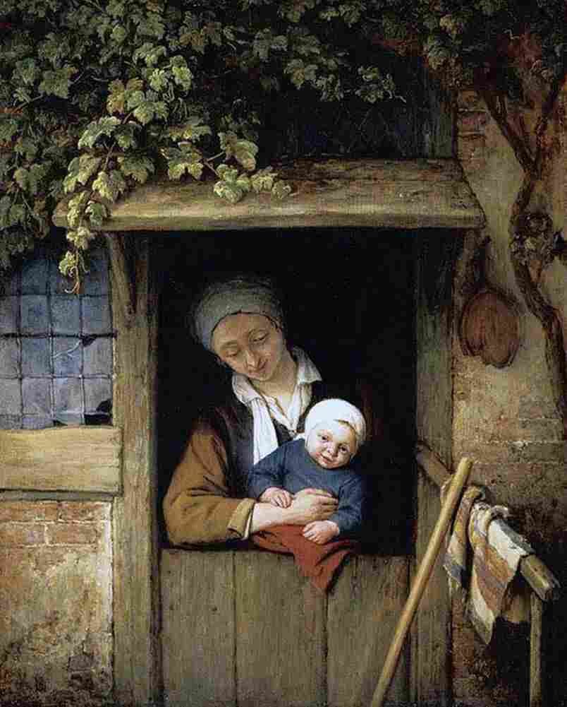 ost Mother and child Art A4 Photo Print