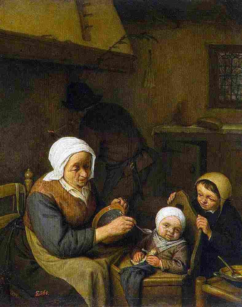 ost peasant family Art A4 Photo Print