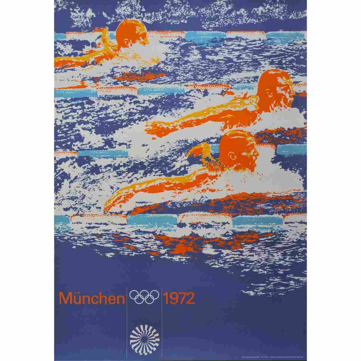 otl aicher herbert graaf photo olympische spiele muenchen 1972 2 Advert A4 Photo Print