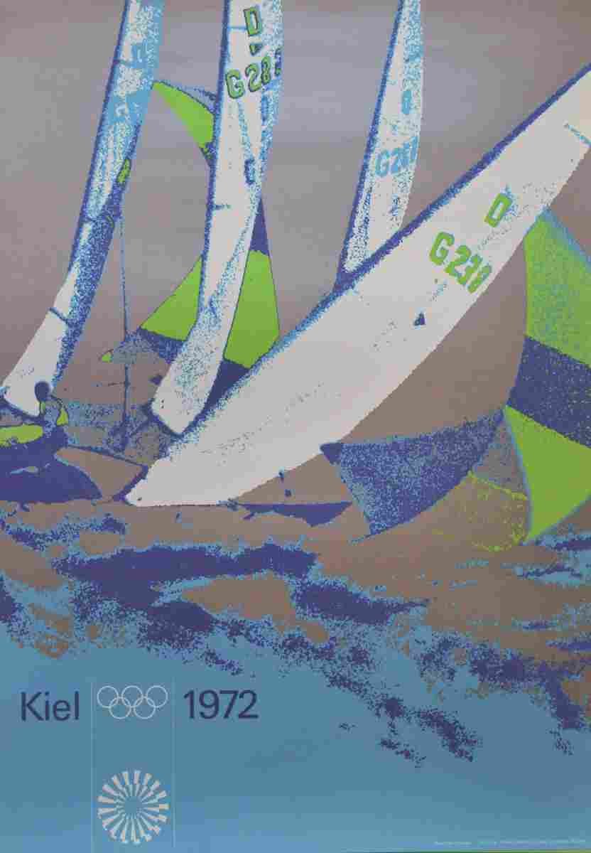 otl aicher peter cornelius photo olympische spiele muenchen 1972 4 Advert A4 Photo Print