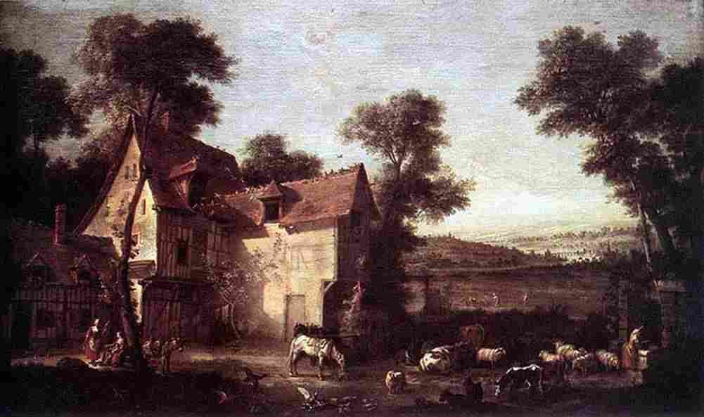 oud Farmhouse Art A4 Photo Print