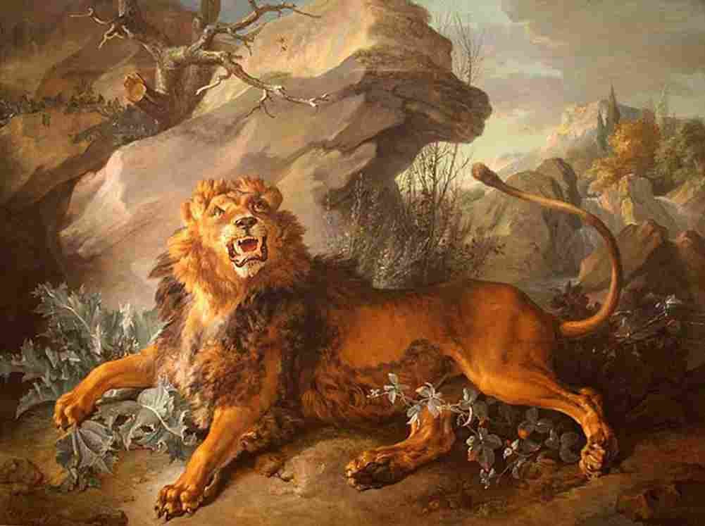 oud The Lion and the Spider main Art A4 Photo Print