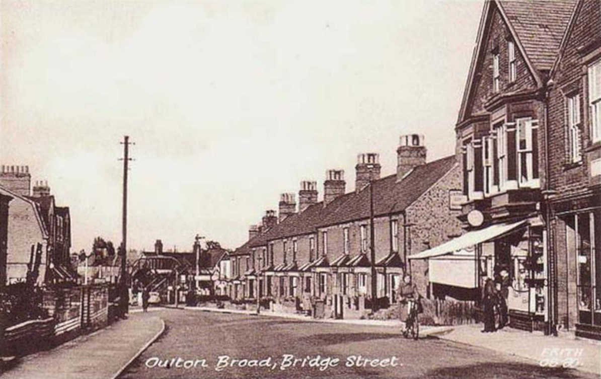 oulton broad bridgeVintage 1880s 1900s A4 Photo Print