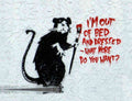 out of bed banksy plus A4 Photo Print