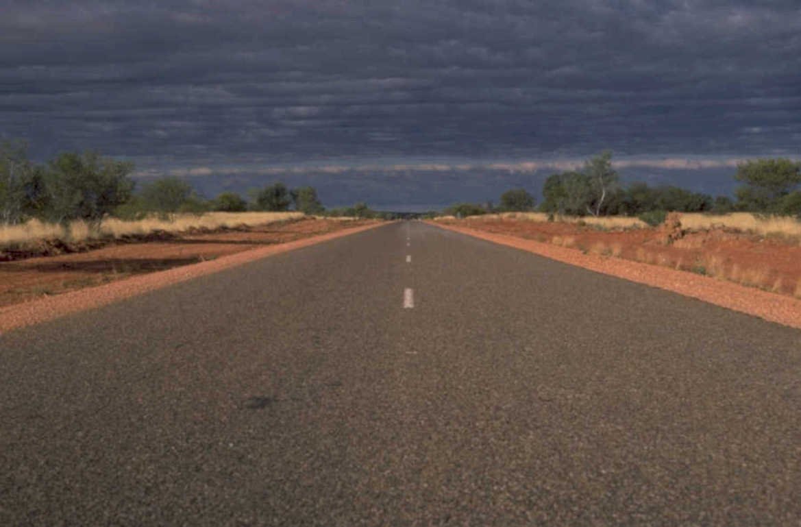 outback road asphalt 1980s 1990s A4 Photo Print