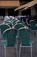 outdoor cafe chairs 1980s 1990s A4 Photo Print