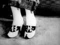 oxford shoes denim1980s 1990s A4 Photo Print
