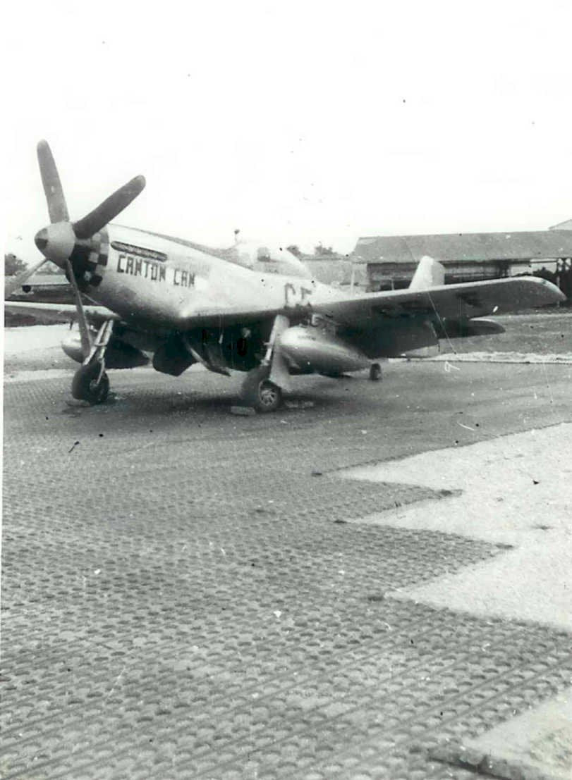 p 51 canton 2 Vintage world war A4 Photo Print