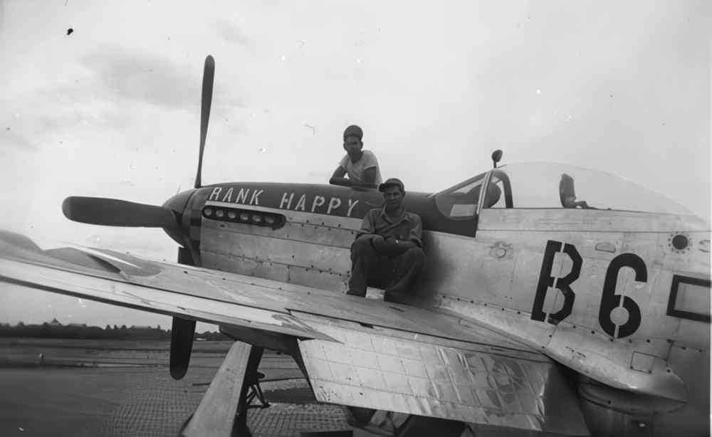 p 51 mustang 8 Vintage world war A4 Photo Print