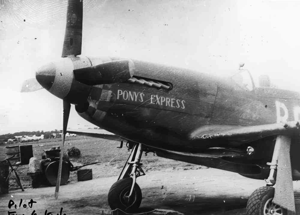 p 51 mustang 9 Vintage world war A4 Photo Print