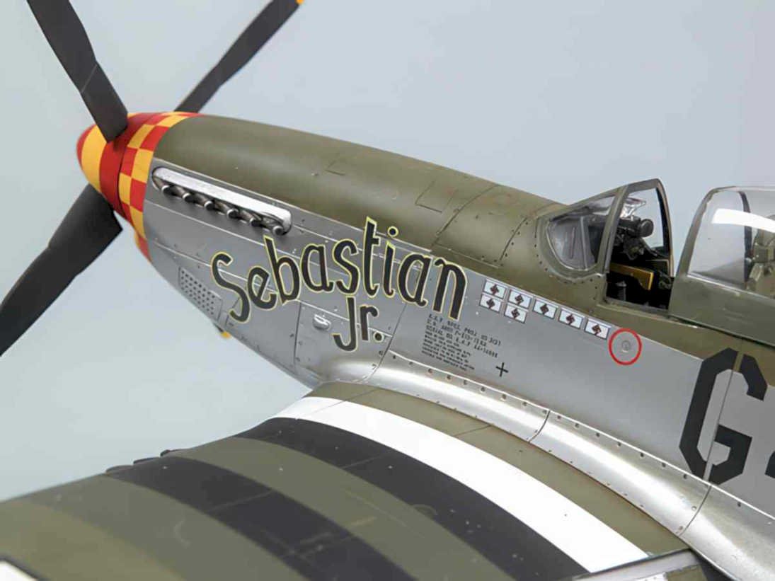p 51d mustang 10 Vintage world war A4 Photo Print