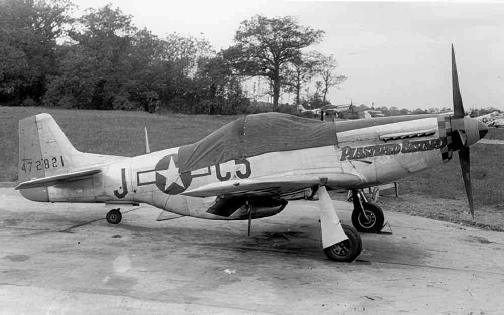 p 51d mustang 14 Vintage world war A4 Photo Print