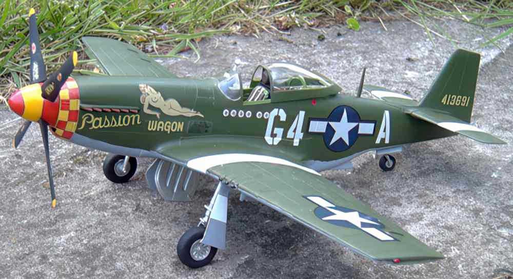 p 51d mustang 3 Vintage world war A4 Photo Print