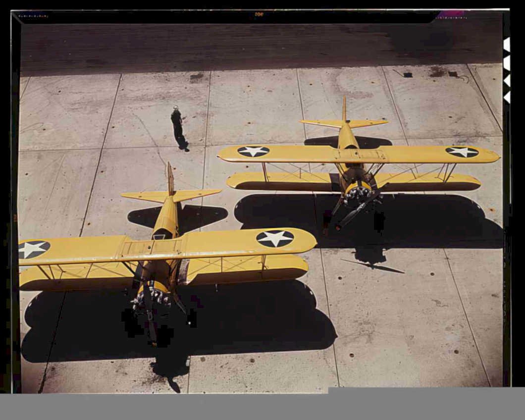 p40 airshow planes Vintage world war A4 Photo Print