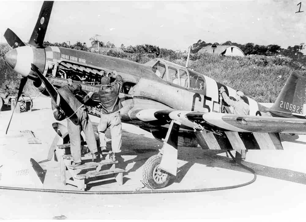 p51 mustang 2106924 Vintage world war A4 Photo Print