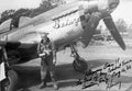 p51 mustang betsy Vintage world war A4 Photo Print