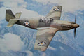 p51 mustang flight 1 Vintage world war A4 Photo Print