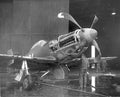p51 mustang hangar 2 Vintage world war A4 Photo Print