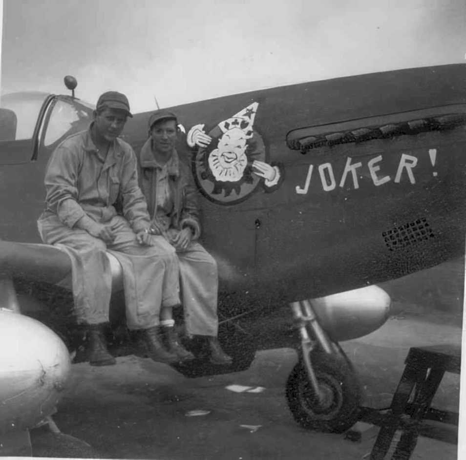 p51 mustang joker Vintage world war A4 Photo Print