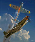 p51 old crow Vintage world war A4 Photo Print