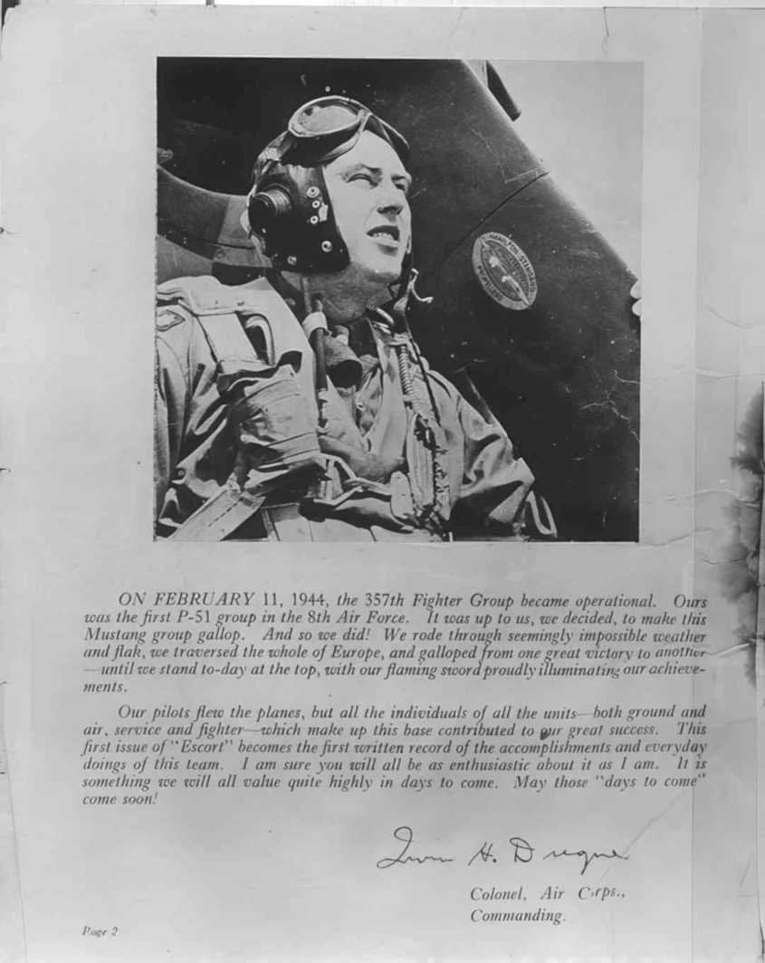 p51 pilot 1944 Vintage world war A4 Photo Print