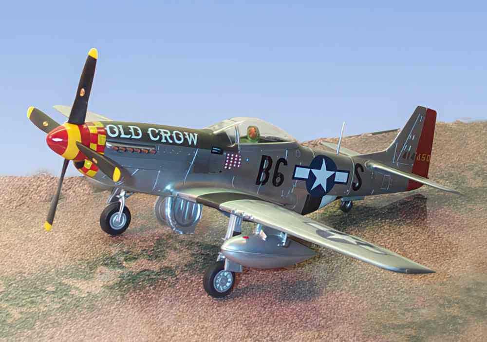 p51d mustang b6s Vintage world war A4 Photo Print