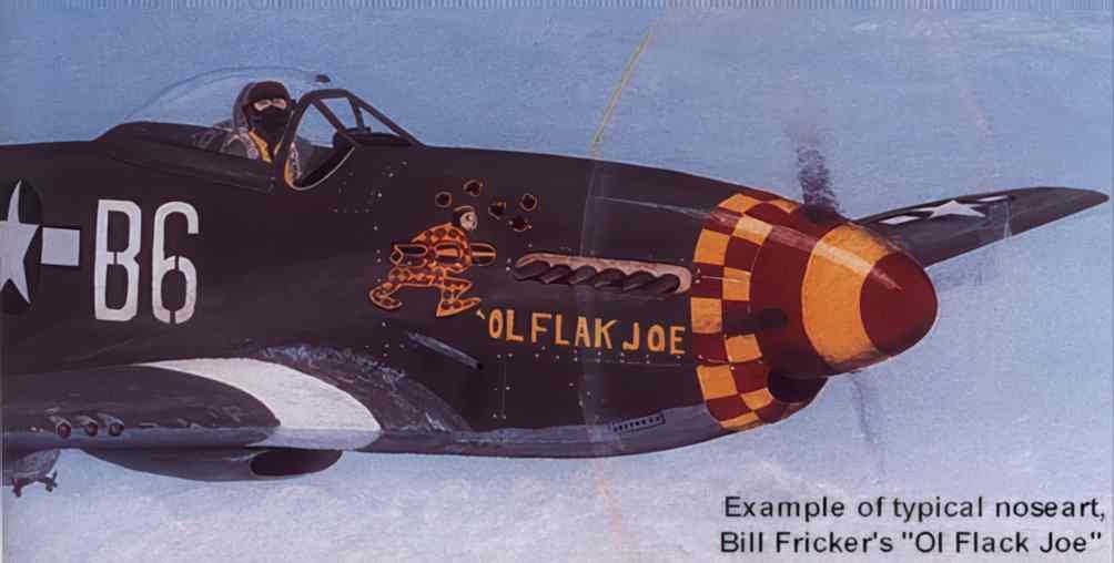 p51d mustang olflackjoe Vintage world war A4 Photo Print
