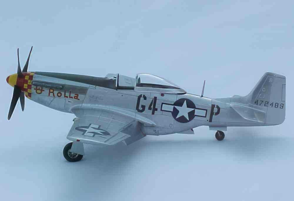 p51d mustang rolls Vintage world war A4 Photo Print