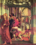 pa Stoning of Christ Art A4 Photo Print