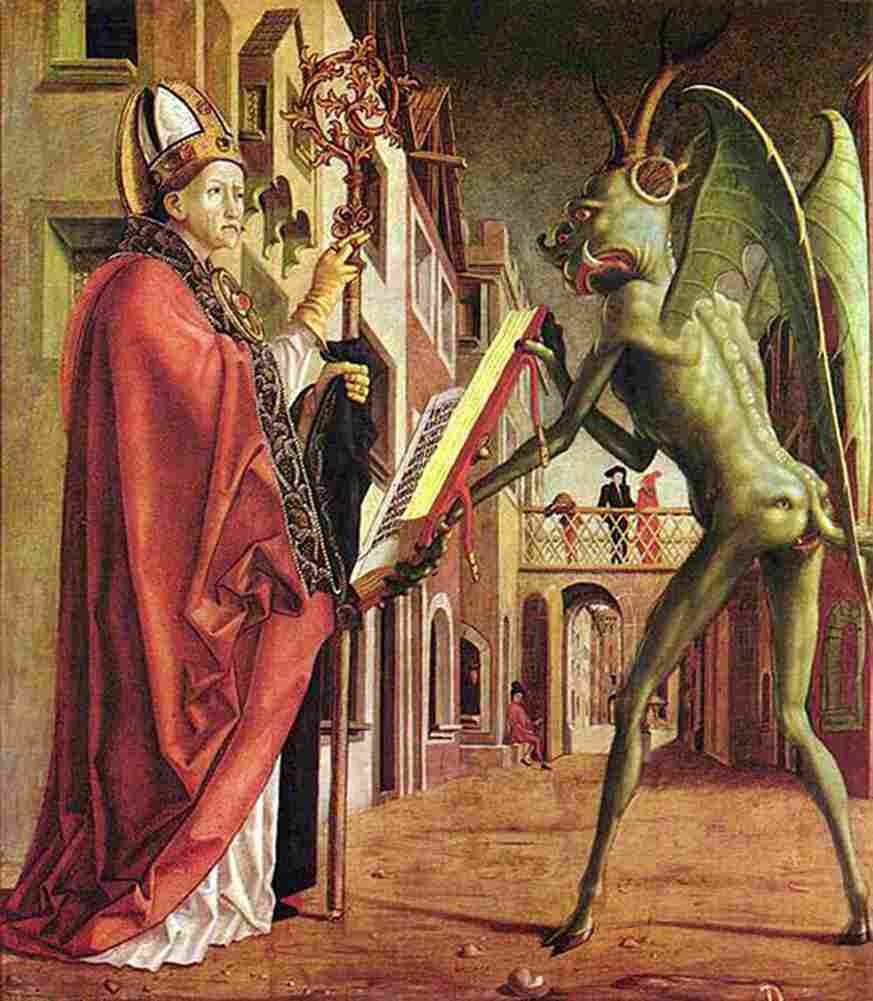 pa Wolfgang and the Devil Art A4 Photo Print