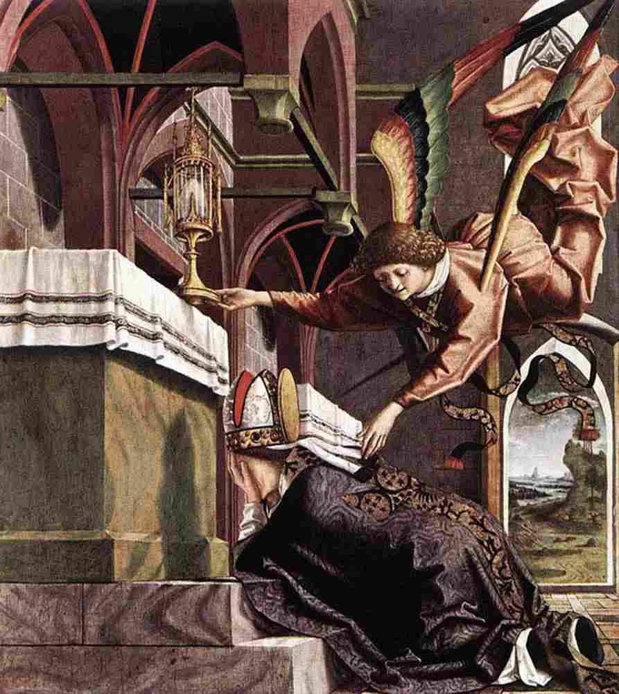 pa vision of st sigisbert Art A4 Photo Print