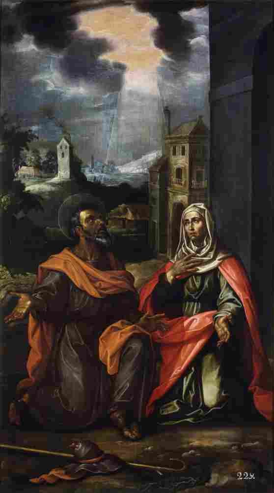 pacheco saint joseph and saint ana Art A4 Photo Print