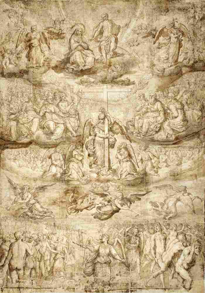 pacheco the last judgment drawing Art A4 Photo Print