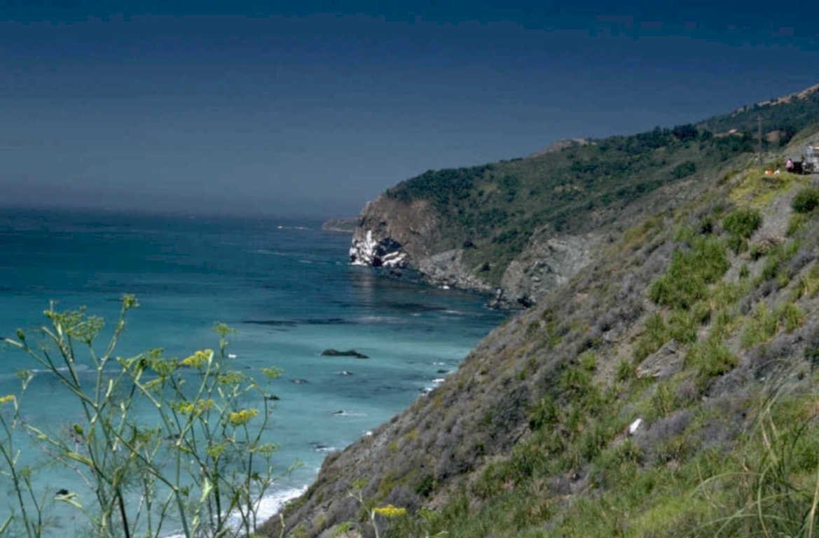 pacific coast blue 1980s 1990s A4 Photo Print