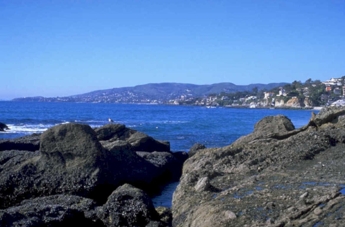 pacific coast rocks 1 1980s 1990s A4 Photo Print