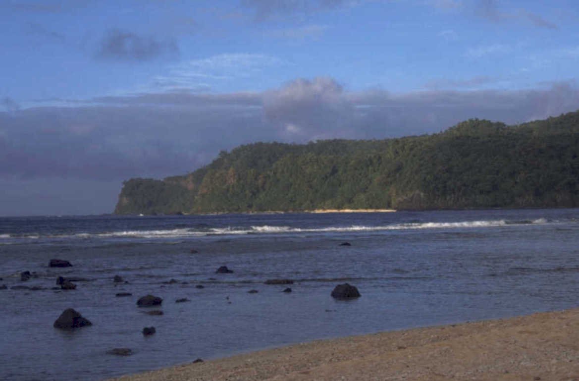 pacific island beach 1980s 1990s A4 Photo Print