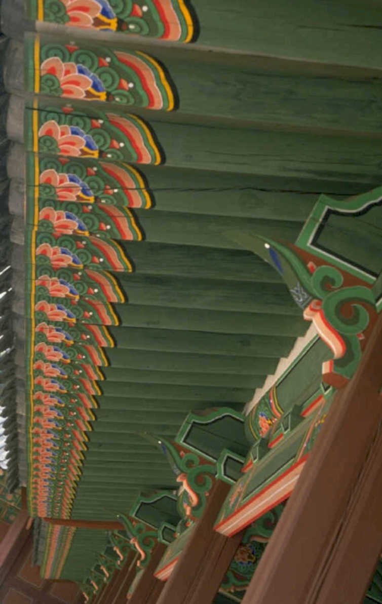 pagoda ceiling dragons 1980s 1990s A4 Photo Print