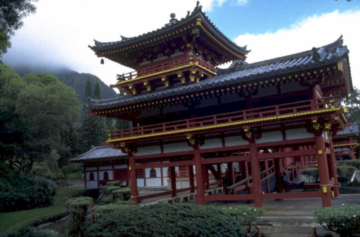 pagoda hiraizumi japan 1980s 1990s A4 Photo Print
