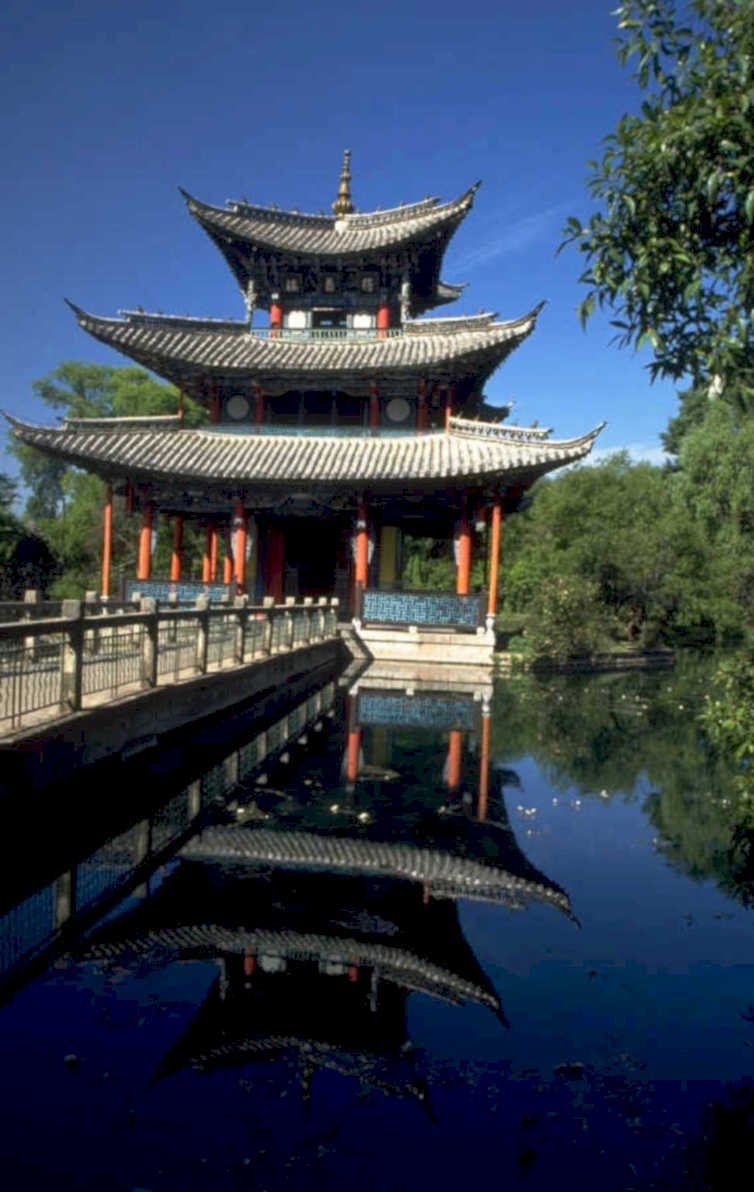 pagoda reflection suzhou 1 1980s 1990s A4 Photo Print