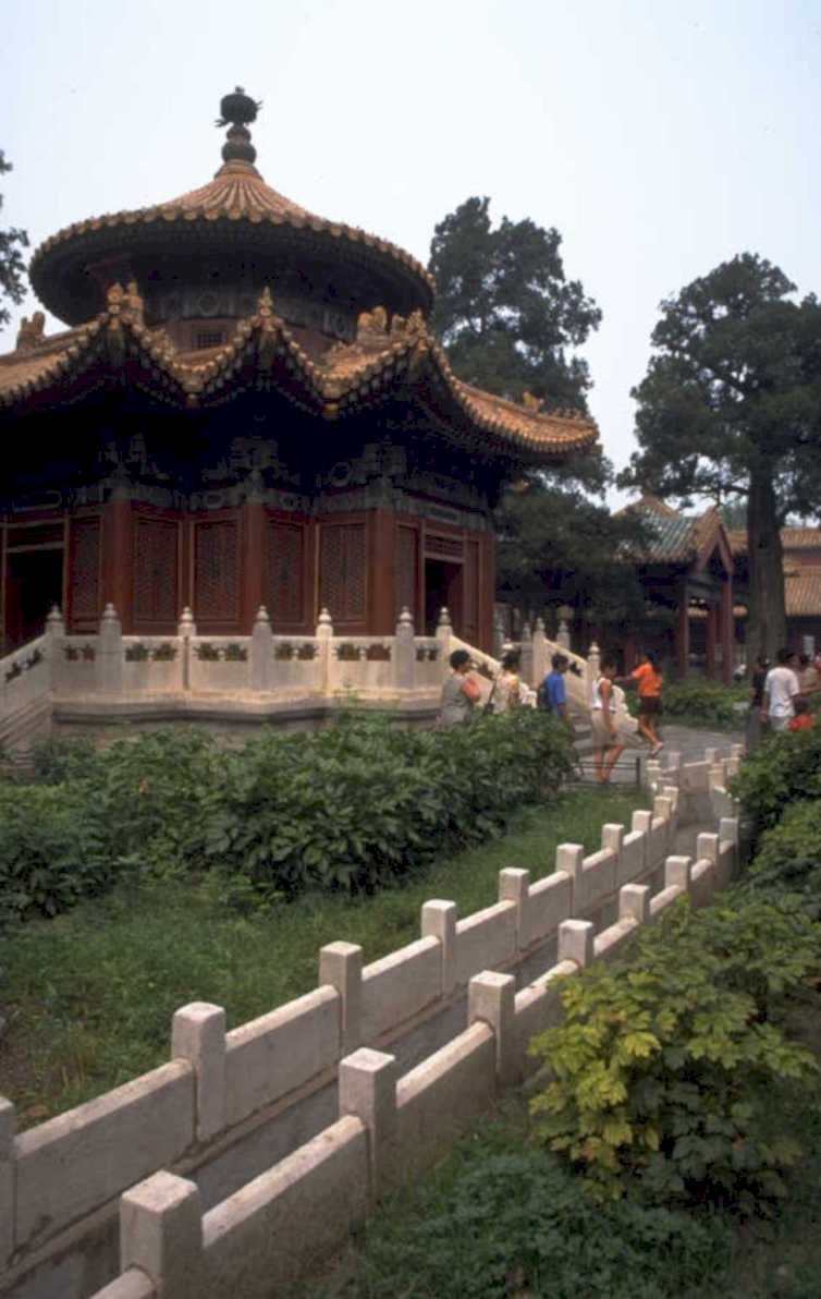 pagoda summer palace 1980s 1990s A4 Photo Print
