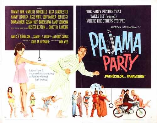 pajama party  02 film star poster A4 Photo Print