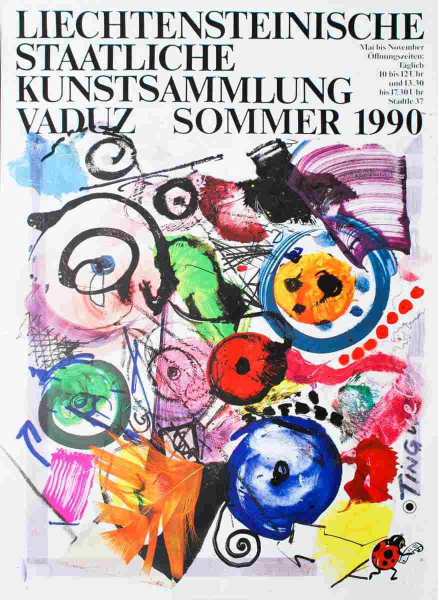 palazzo grassi venezia jean tinguely 1987 33 Advert A4 Photo Print