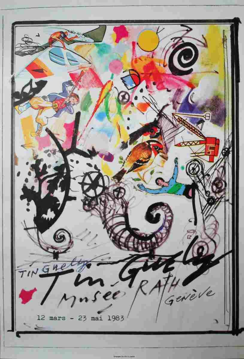 palazzo grassi venezia jean tinguely 1987 37 Advert A4 Photo Print