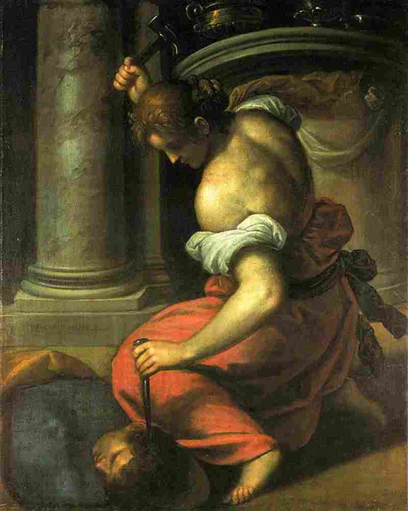 palg Jael kills Sisera Art A4 Photo Print