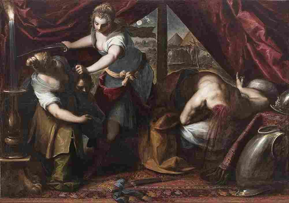 palg Judith with the Head of Holofernes main Art A4 Photo Print