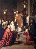 palg Pasquale Cicogna Hearing Mass Celebrated Art A4 Photo Print