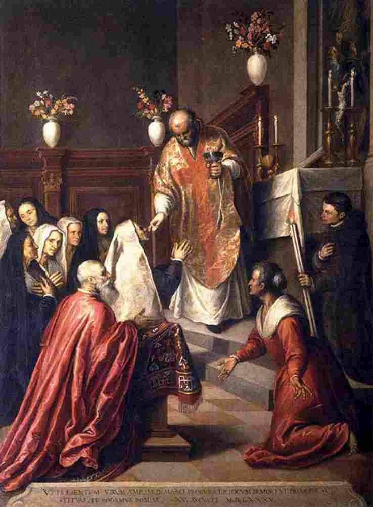 palg Pasquale Cicogna Hearing Mass Celebrated Art A4 Photo Print